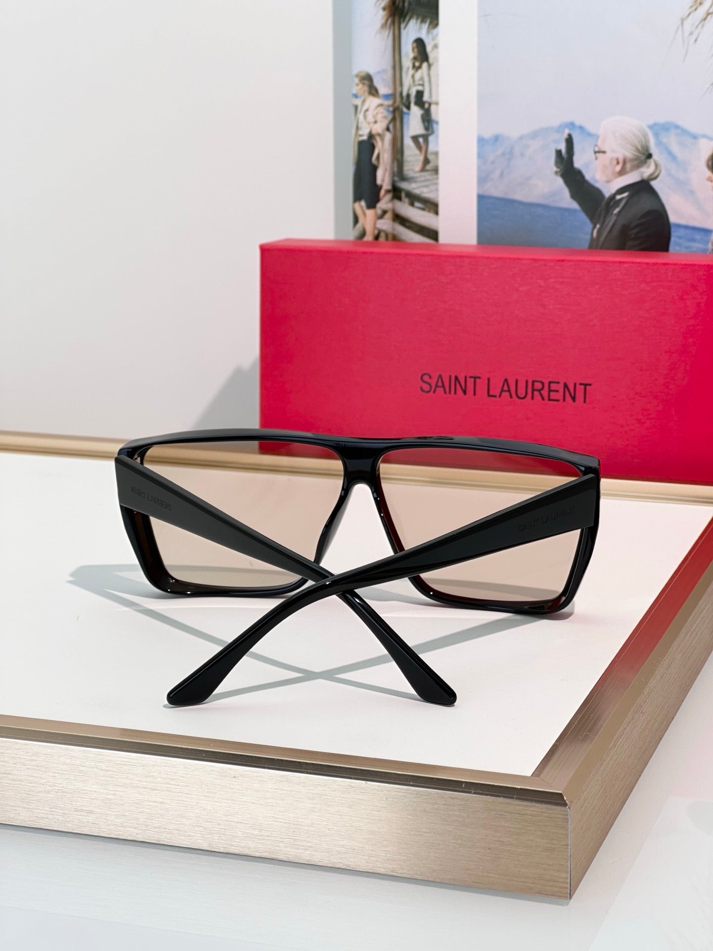 Inspired Saint Laurent SL756 – Oversized Square Frame Glasses (1:1 Mirror Quality)