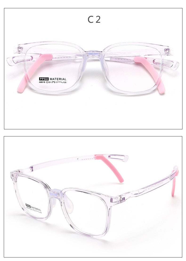 Kids Ultra-Light Eyeglass Frame – Model A8019 (Ages 7–12)