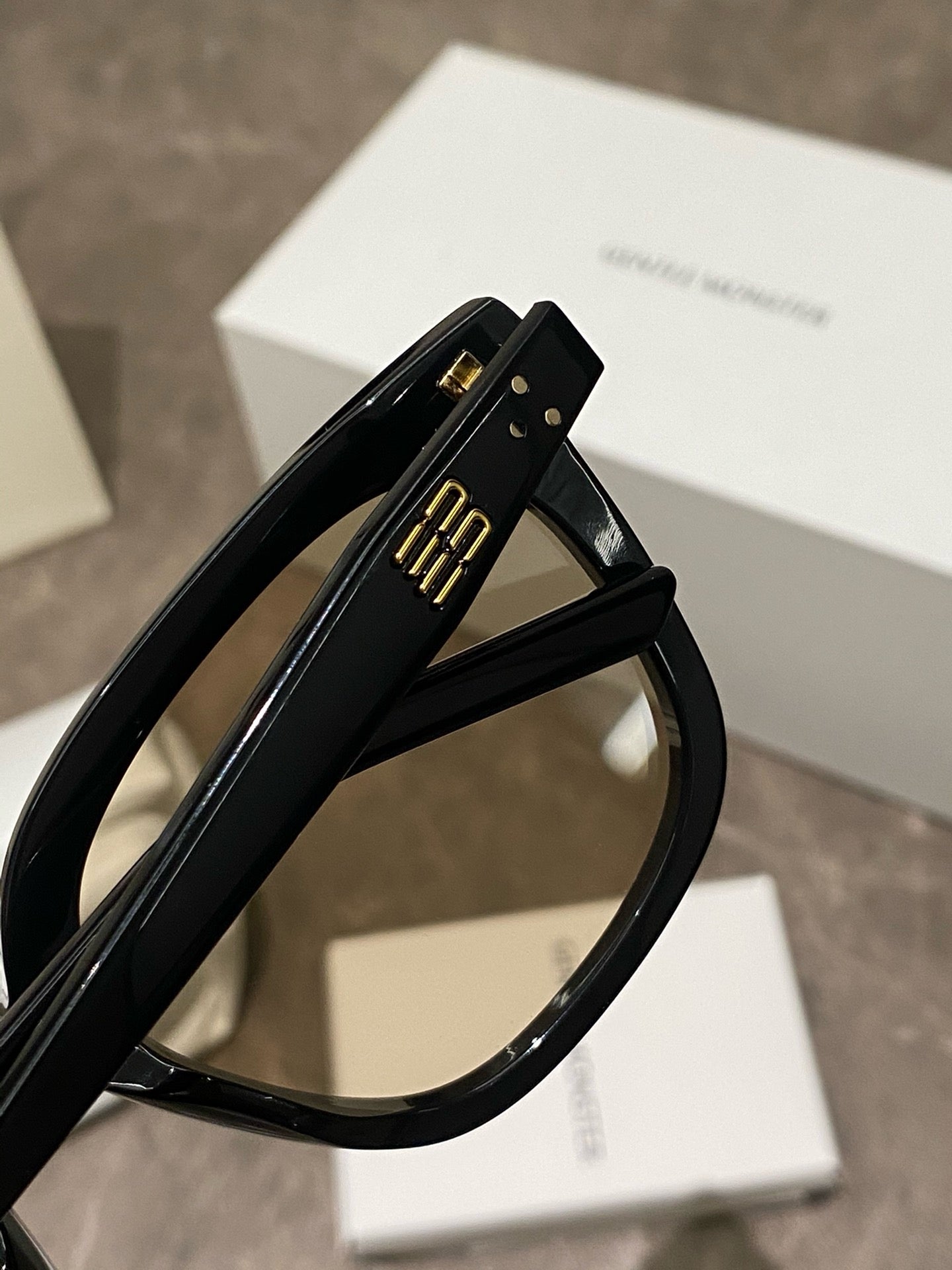 Gentle Monster Loloe 01 (BR) – Black Acetate Square Sunglasses (Inspired, 1:1 Mirror Quality)