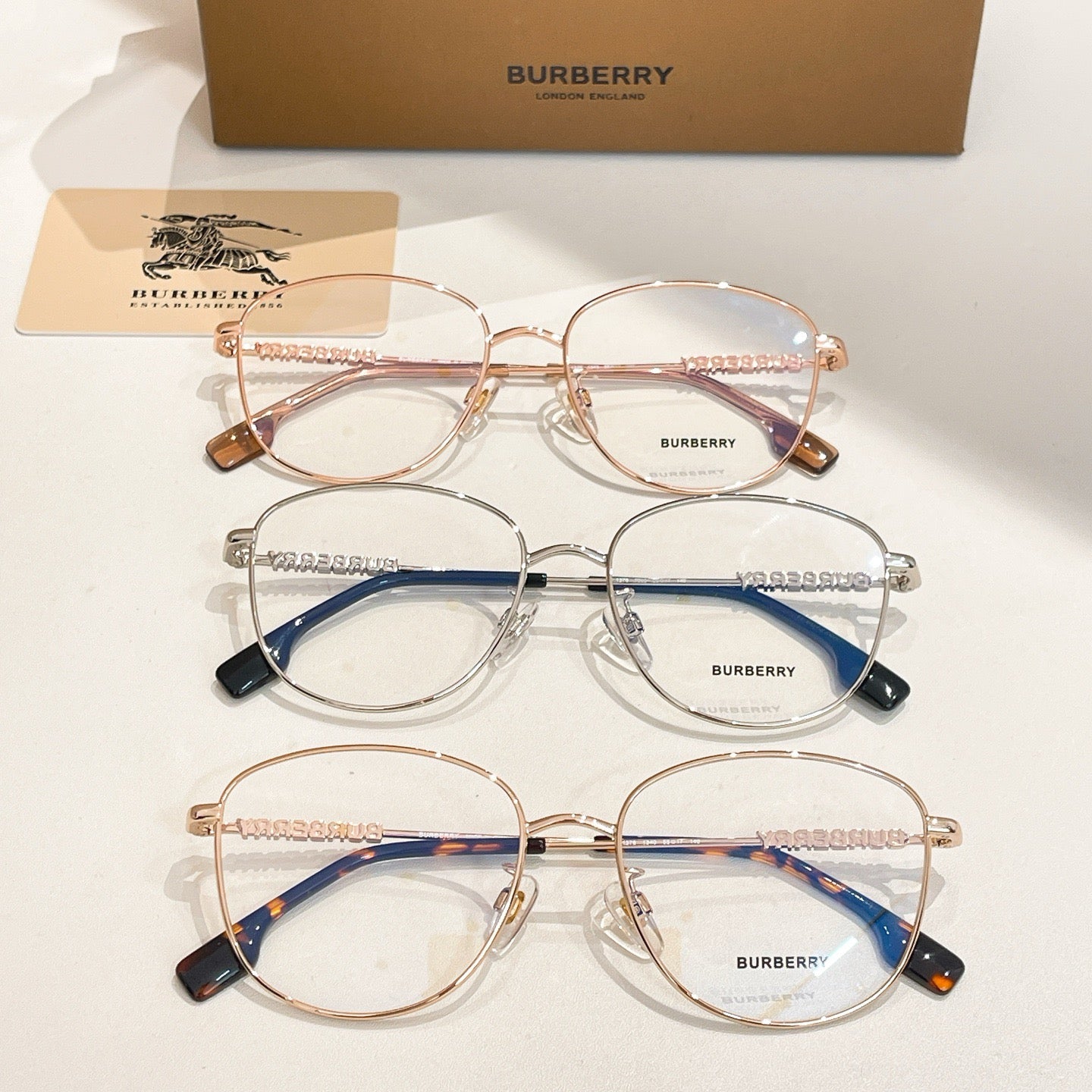 Inspired Burberry BE1376 – Oversized Square Optical Eyeglasses (1:1 Mirror Quality)