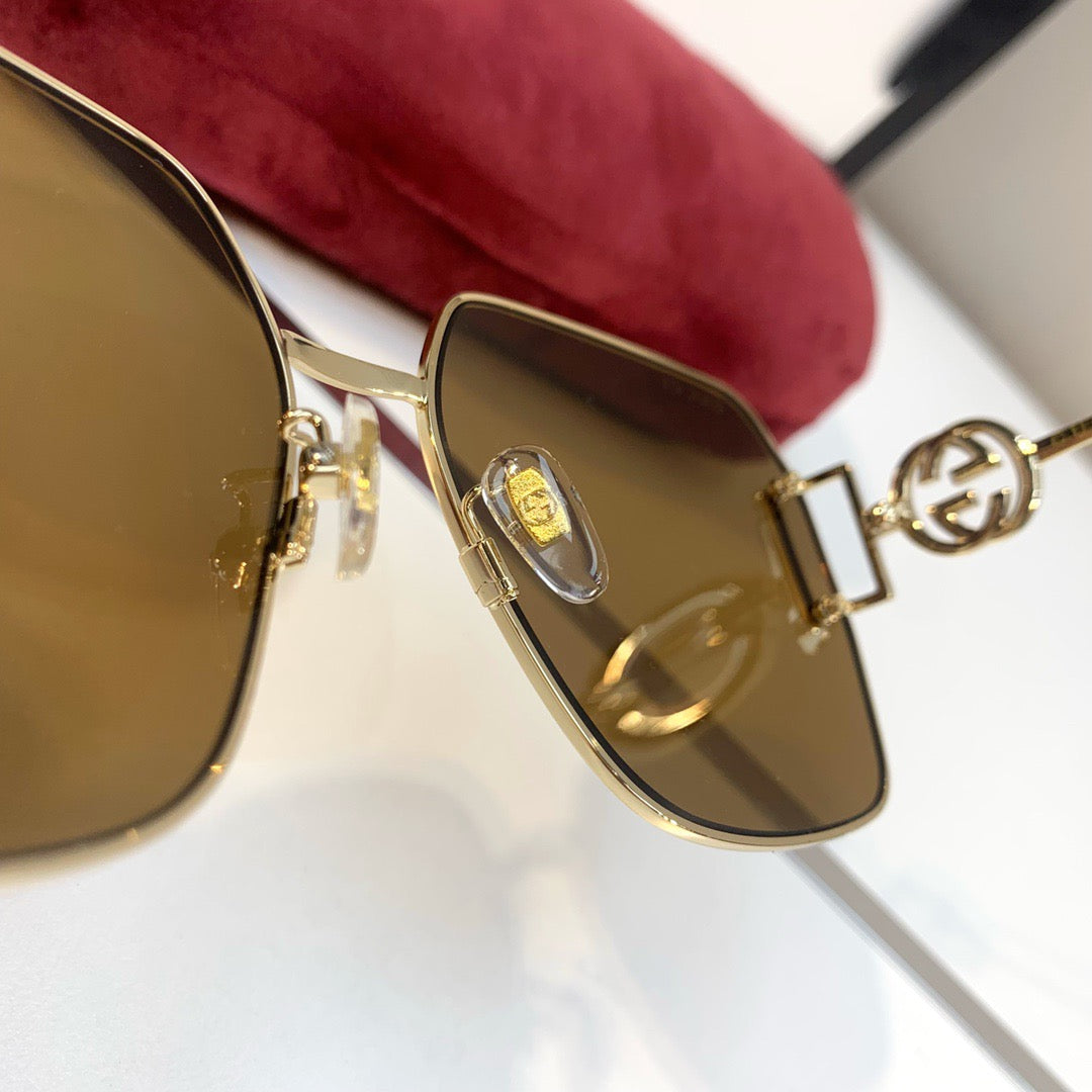 Inspired Gucci GG1207SA –Square Sunglasses (1:1 Mirror Quality)- Brown