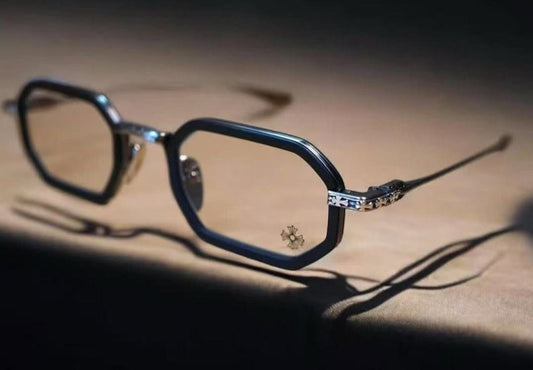 Inspired Chrome Hearts STYLIDA – Octagonal Metal Sunglasses with Zeiss Lenses (1:1 Mirror Quality)