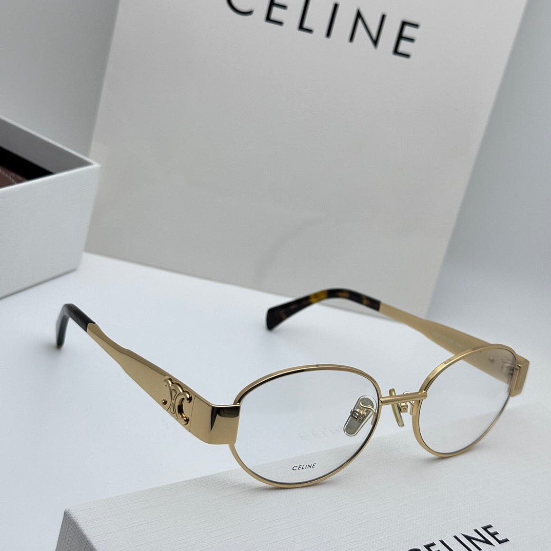 Inspired CELINE CL50140U Metal Eyeglasses – LISA Same Style (1:1 Mirror Quality)