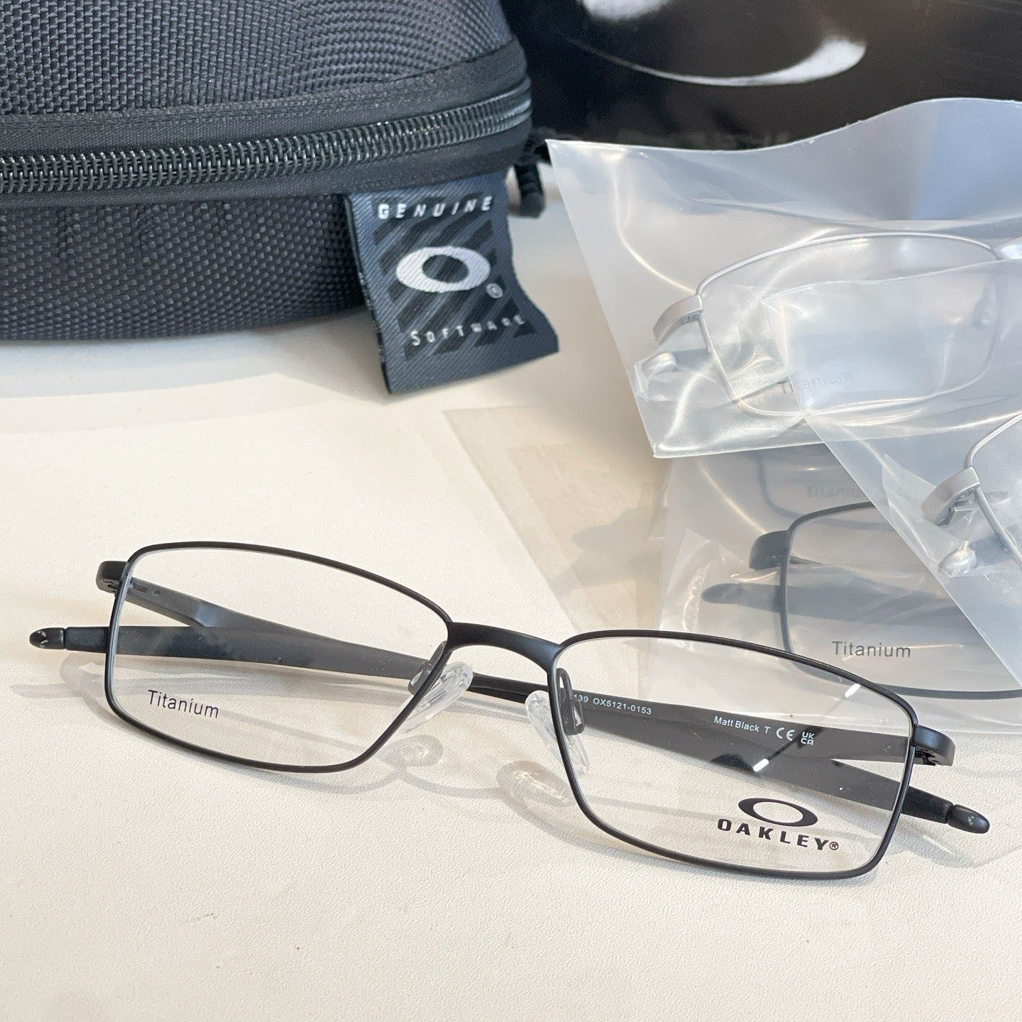 OX5121 Black Eyeglasses- Inspired by Oakley Titanium Lightweight Designer-Inspired Frame