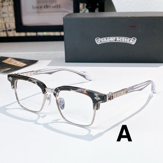 Inspired Chrome Hearts CH8316 Optical Glasses – Classic Rectangle Frame (1:1 Mirror Quality)