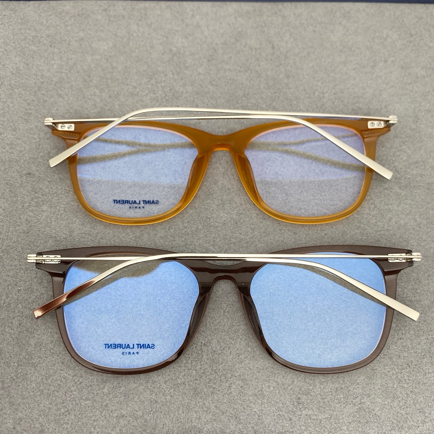 Inspired Saint Laurent SL580/F – Acetate & Metal Unisex Eyeglasses (1:1 Mirror Quality)