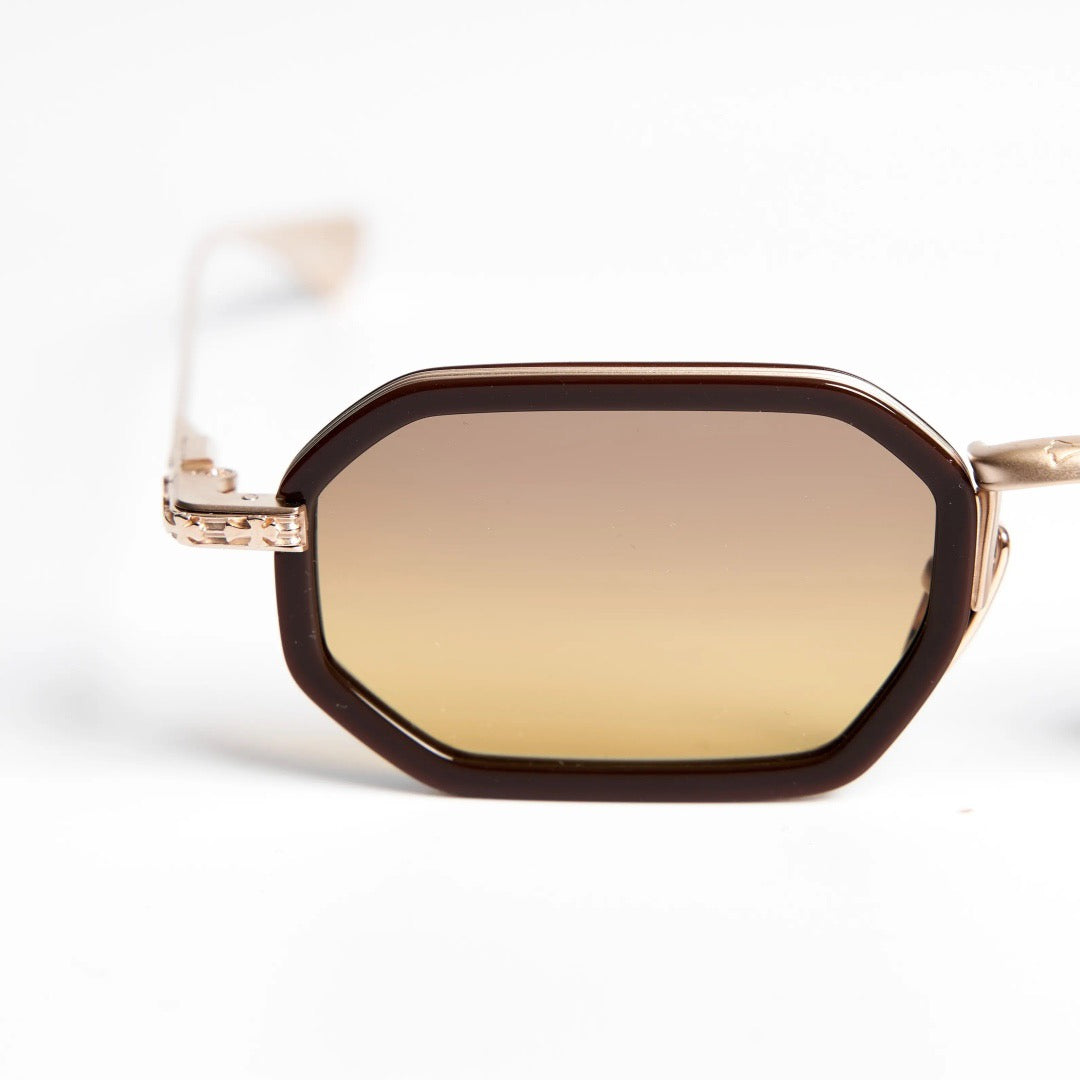 Inspired Chrome Hearts STYLIDA – Octagonal Metal Sunglasses with Zeiss Lenses (1:1 Mirror Quality)