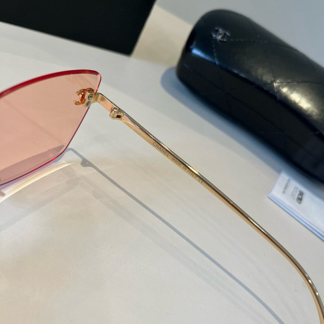 Inspired Chanel 6B073 – Rimless Square Sunglasses (1:1 Mirror Quality)