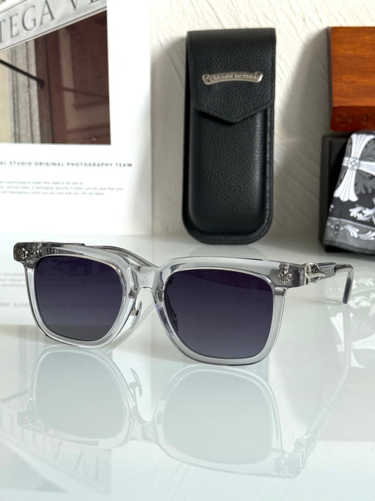 Inspired Chrome Hearts CH8127 – Thick Acetate Square Sunglasses (1:1 Mirror Quality)