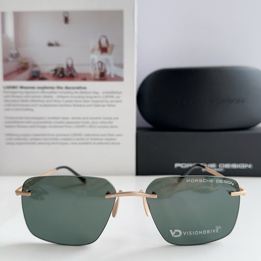 Inspired Porsche Design P’8923 – Rimless Titanium Sunglasses (1:1 Mirror Quality)