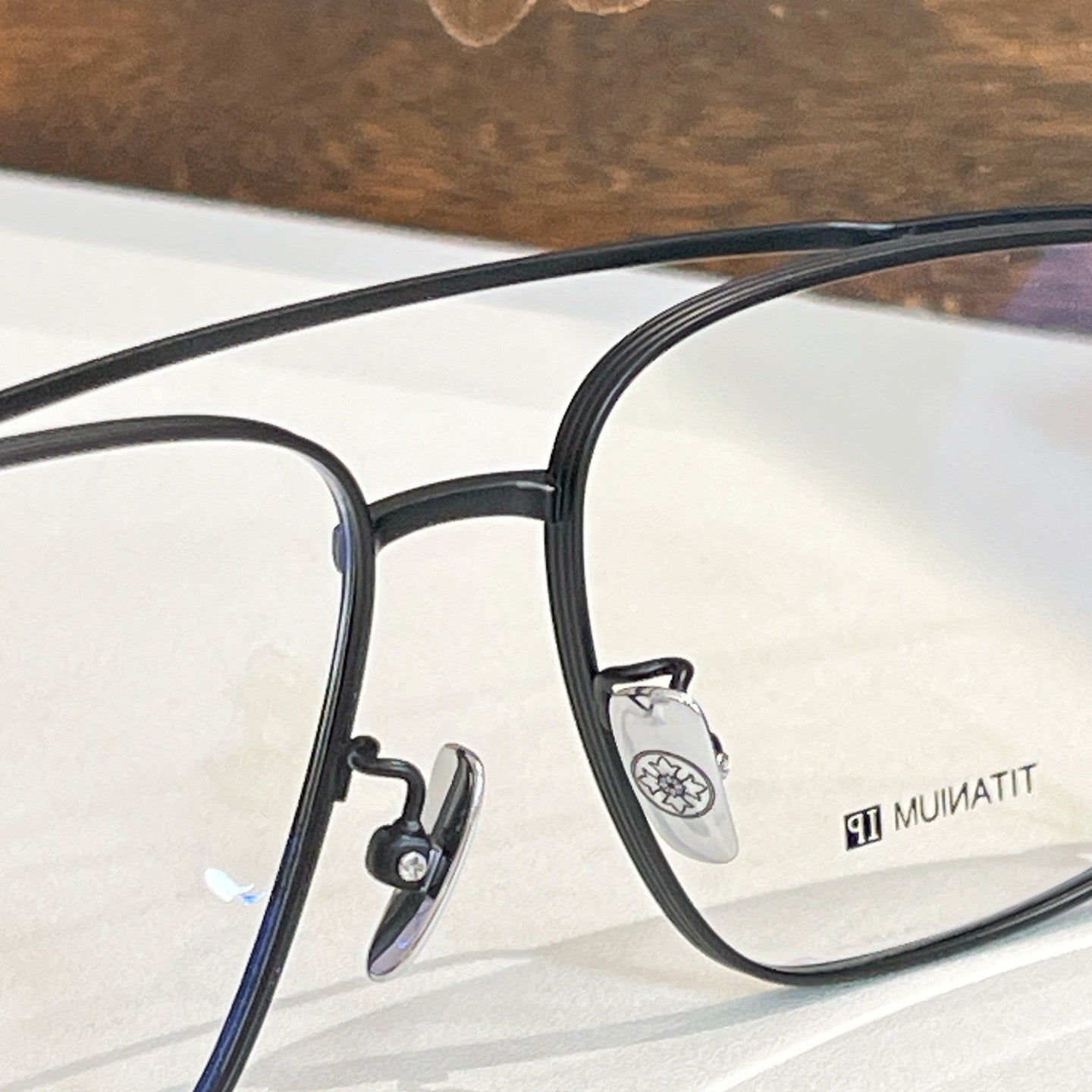 Inspired Chrome Hearts CH6100 Optical Eyeglasses – Oversized Titanium Square Frame (1:1 Mirror Quality)