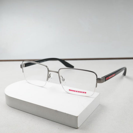 Inspired Prada VPS51S – Semi-Rimless Rectangular Optical Eyeglasses (1:1 Mirror Quality)