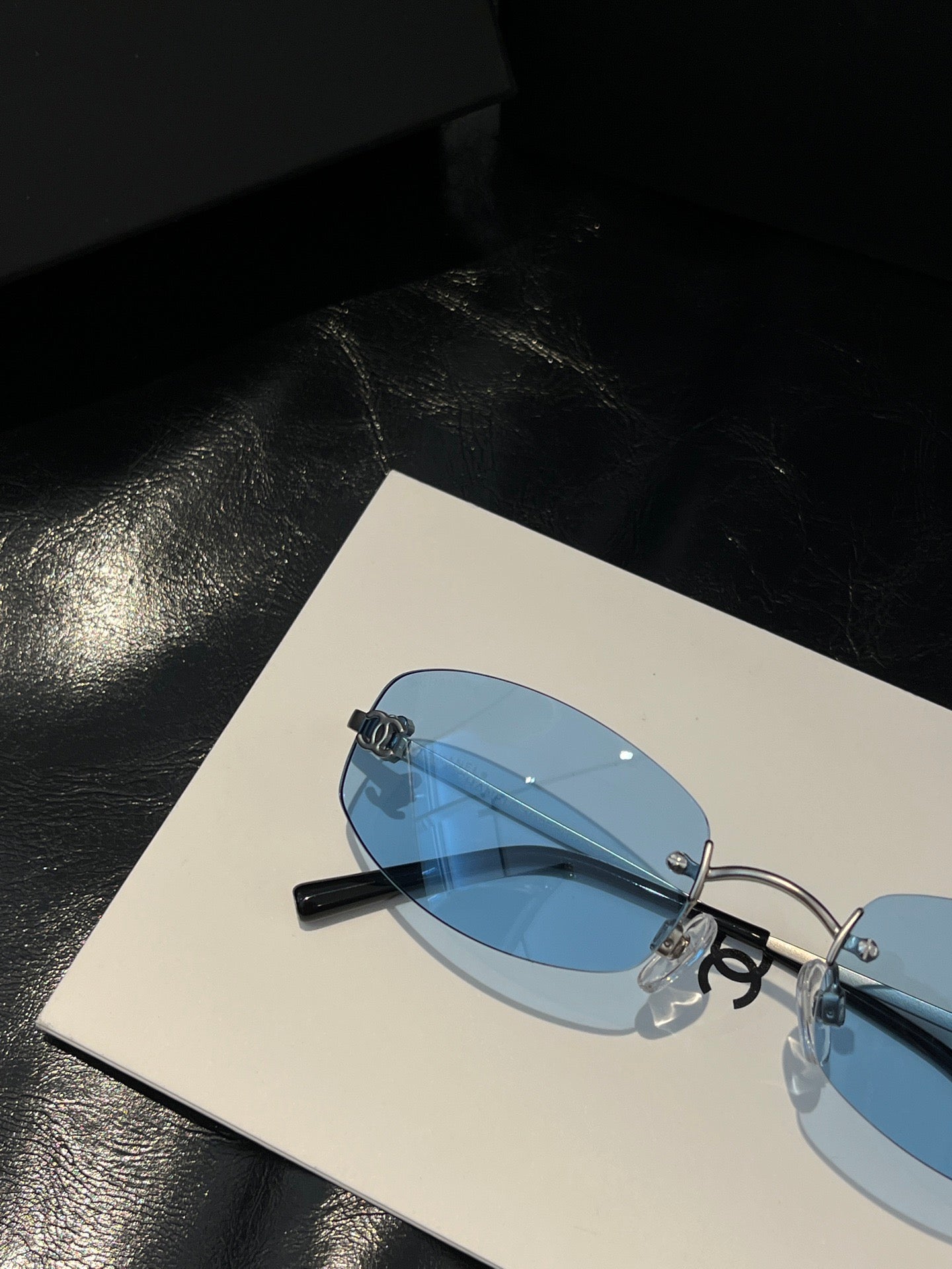 Inspired Chanel CH4002 – Vintage Oval Sunglasses (Jennie Style) 1:1 Mirror Quality)