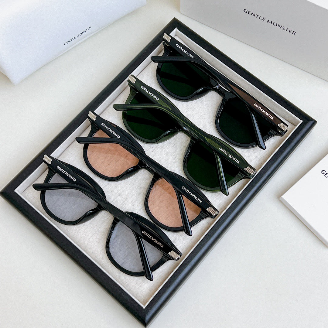Inspired Gentle Monster Dean – Classic Rounded Cat-Eye Sunglasses (1:1 Mirror Quality)