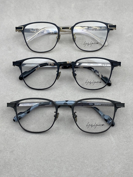 19-0073 Titanium Eyeglasses -Inspired Yohji Yamamoto
