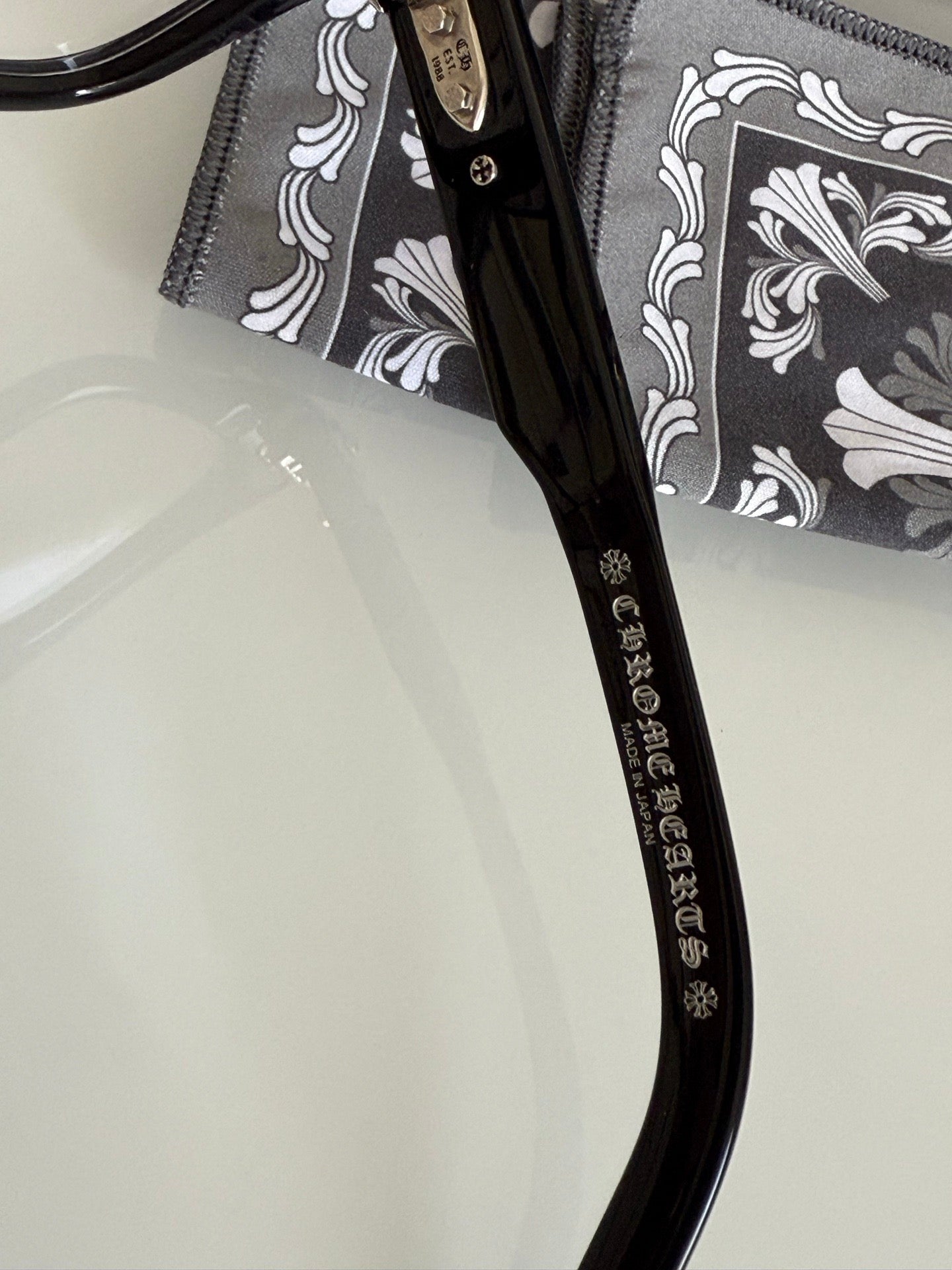 Inspired Chrome Hearts CRYPDIC – Classic Rectangular Eyeglasses (1:1 Mirror Quality)