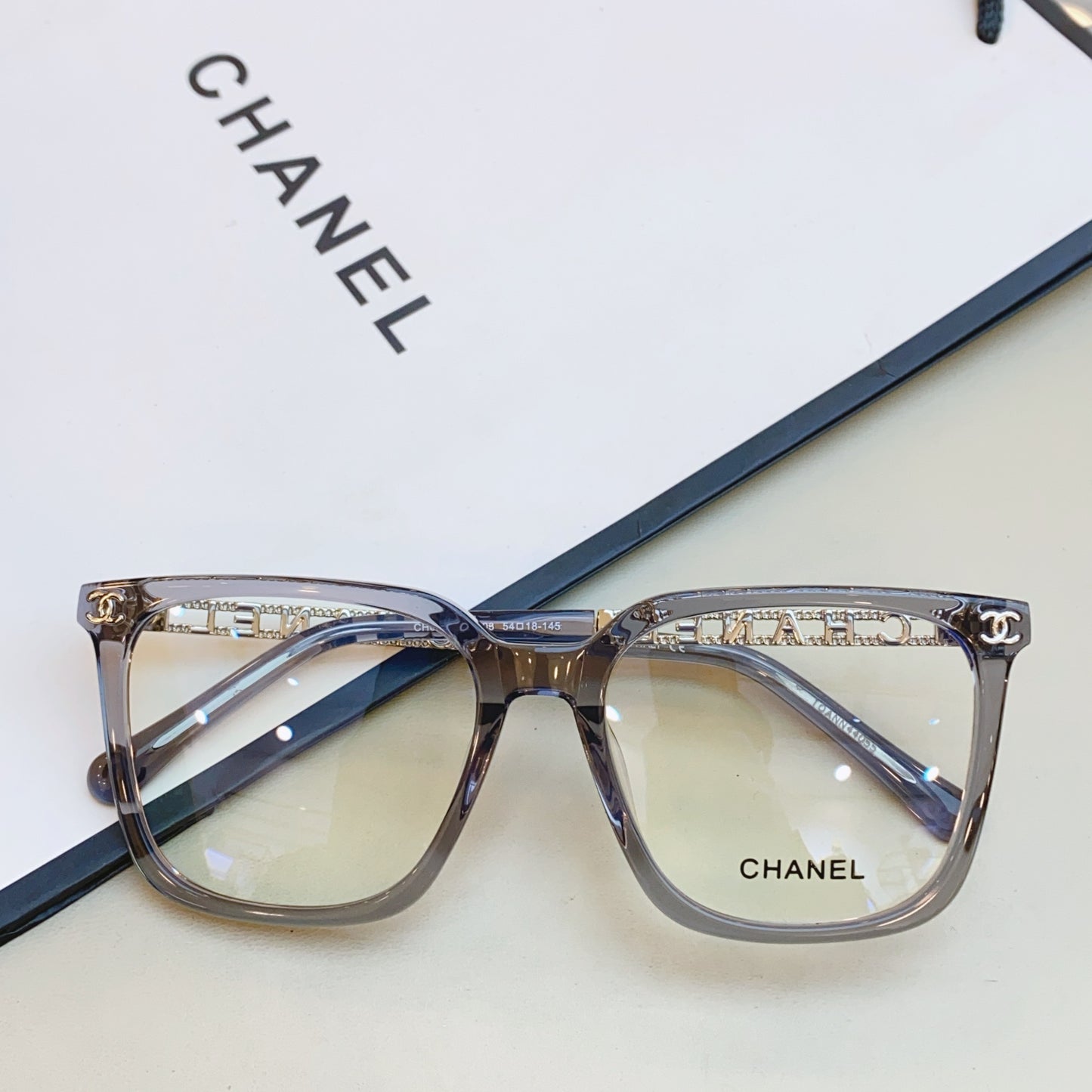 Inspired Chanel CH0820 – Oversized Square Eyeglasses (1:1 Mirror Quality)