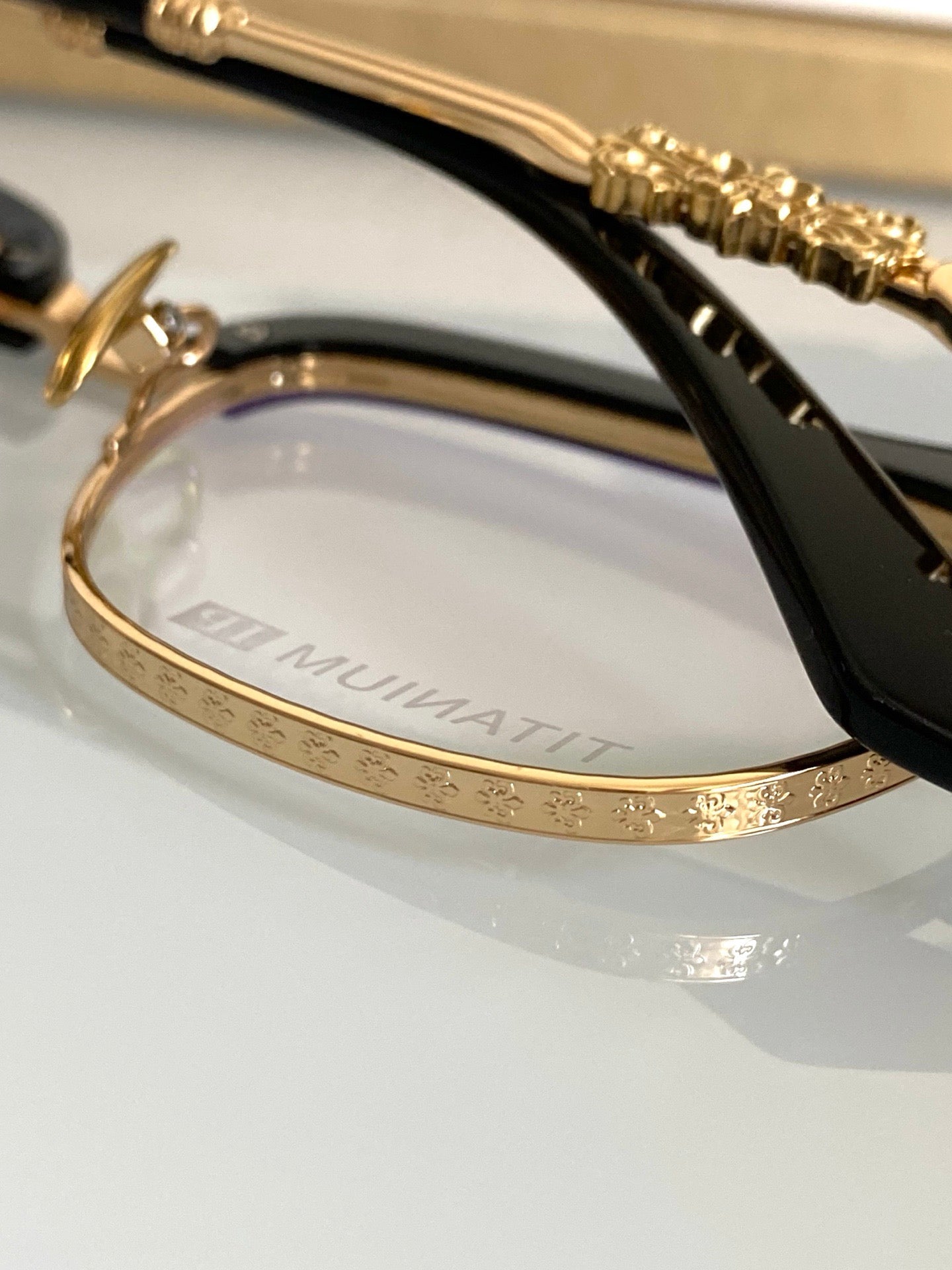 Inspired Chrome Hearts CH8224 – Bold Browline Optical Eyeglasses (1:1 Mirror Quality)