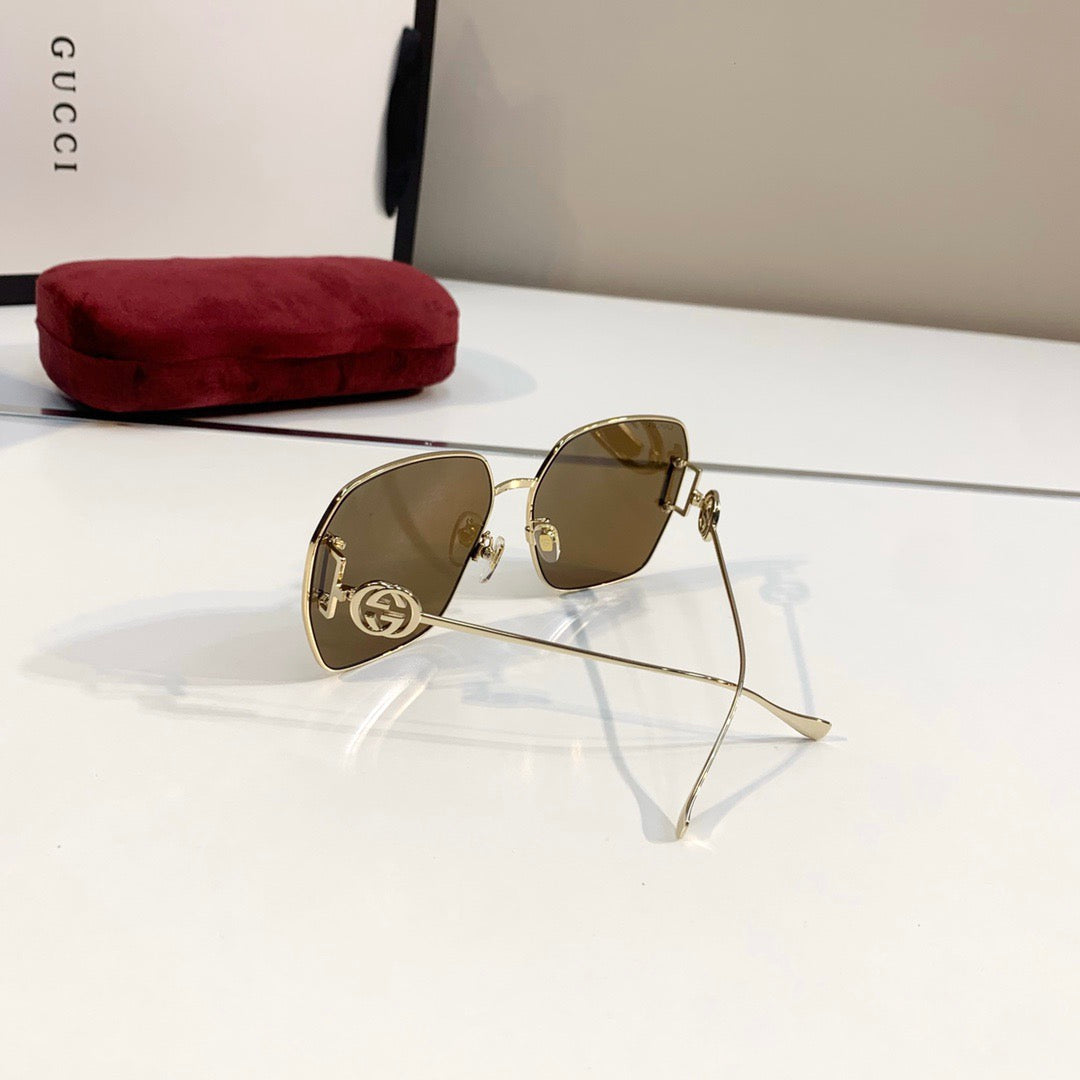 Inspired Gucci GG1207SA –Square Sunglasses (1:1 Mirror Quality)- Brown