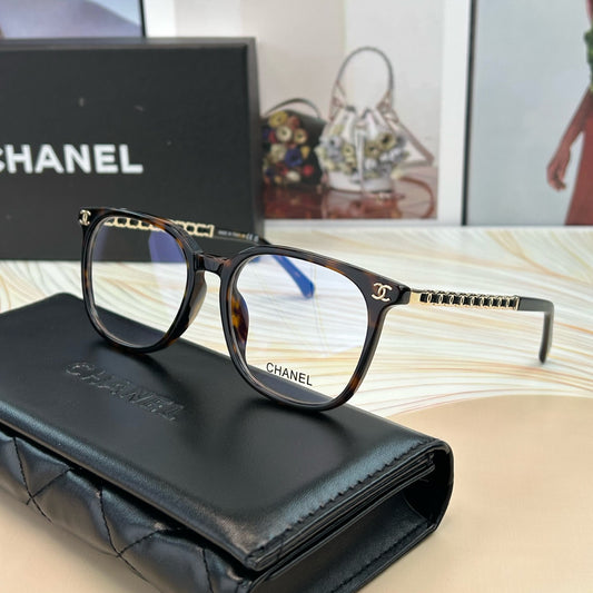 Inspired Chanel CH3472 – Square Eyeglasses with Chain Temples (1:1 Mirror Quality)