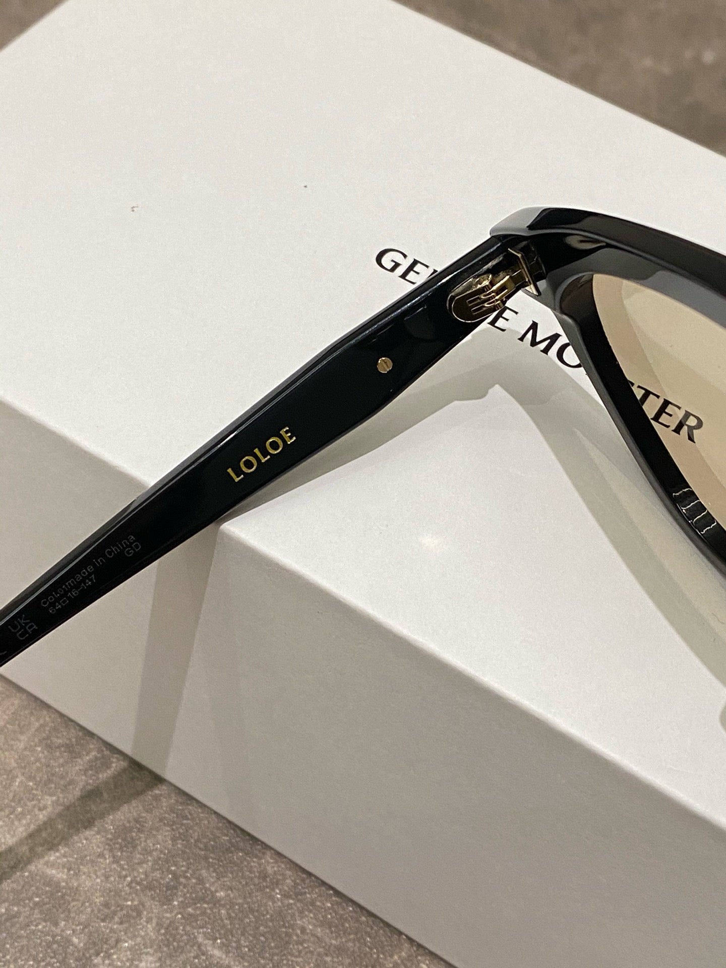 Gentle Monster Loloe 01 (BR) – Black Acetate Square Sunglasses (Inspired, 1:1 Mirror Quality)