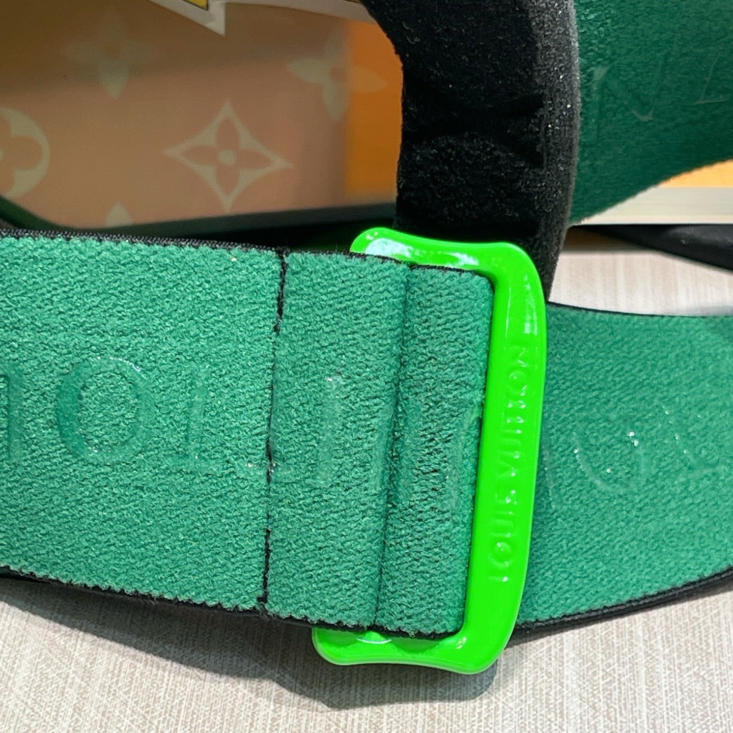 Inspired Louis Vuitton Ski Goggles – Green Monogram Lens (Unisex)