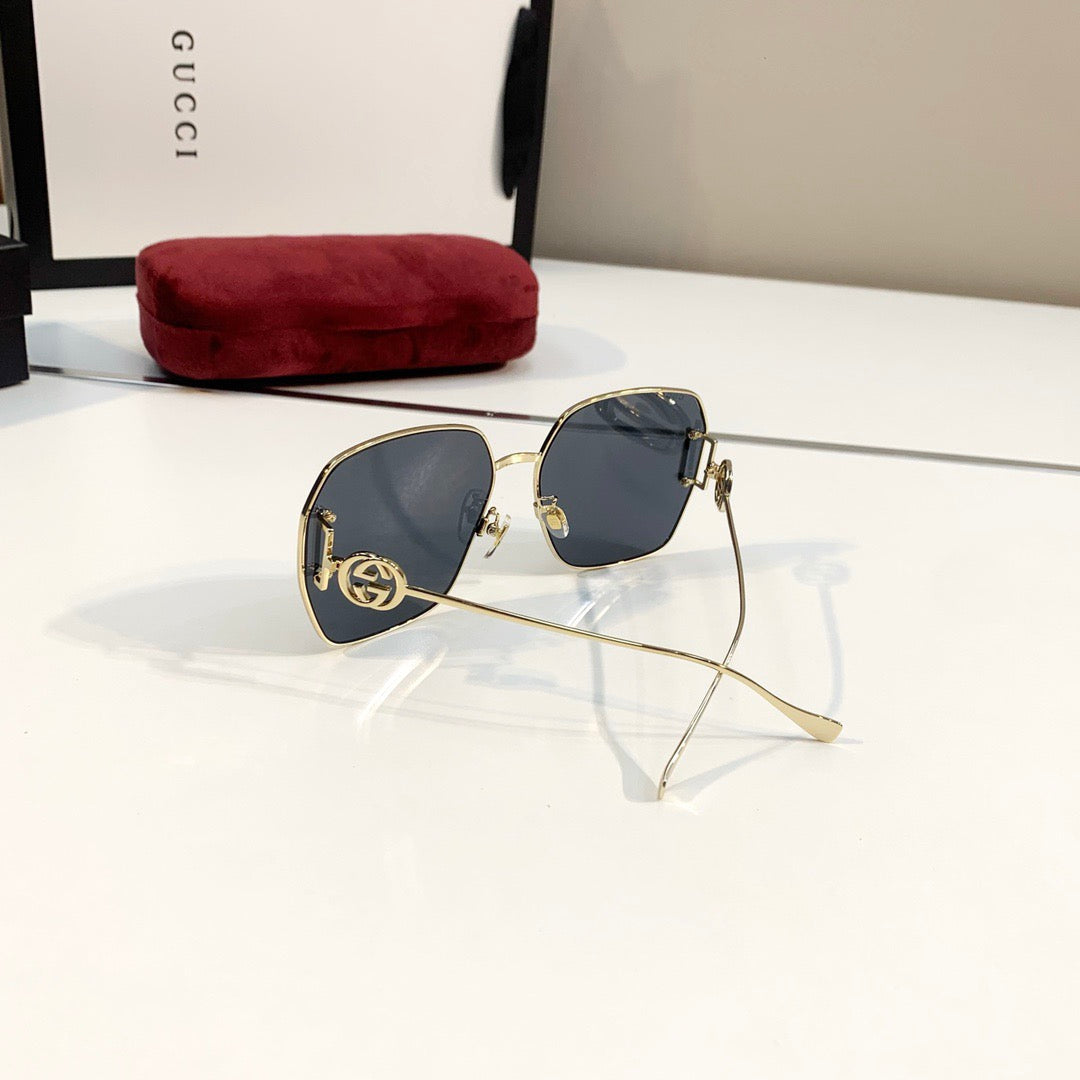 Inspired Gucci GG1207SA –Square Sunglasses (1:1 Mirror Quality)- Dark Grey