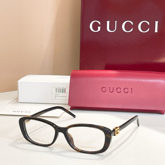 nspired Gucci GG1685OK – Rectangular Acetate Eyeglasses with Crystal Logo