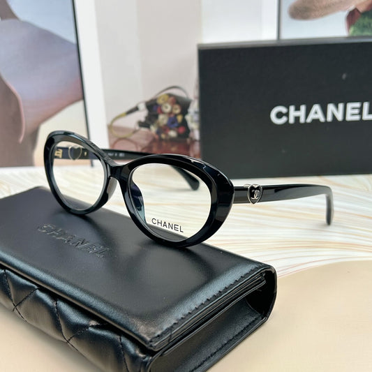 Inspired Chanel CH3466 – Cat-Eye Eyeglasses with Heart Temples (1:1 Mirror Quality)