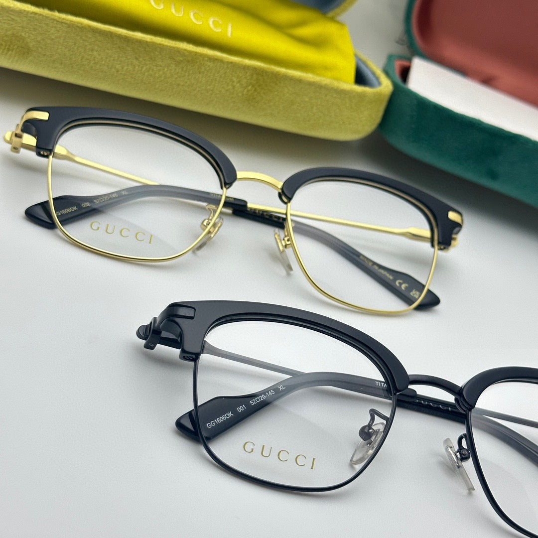 GG1606OK Inspired Browline Optical Glasses – Lightweight Half-Rim Frame