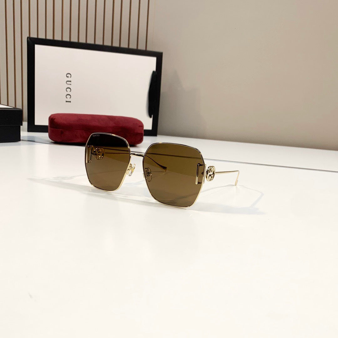 Inspired Gucci GG1207SA –Square Sunglasses (1:1 Mirror Quality)- Brown