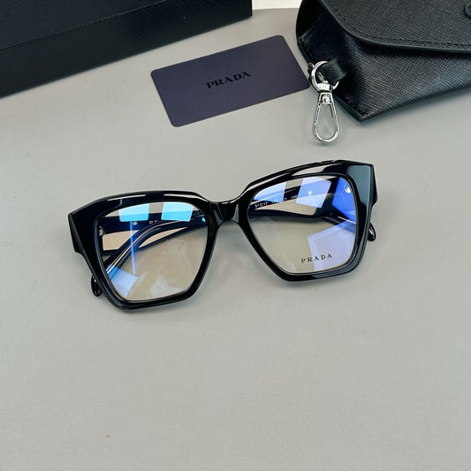 Inspired Prada VPR09Z – Triangle-Temple Geometric Butterfly Eyeglasses (1:1 Mirror Quality)