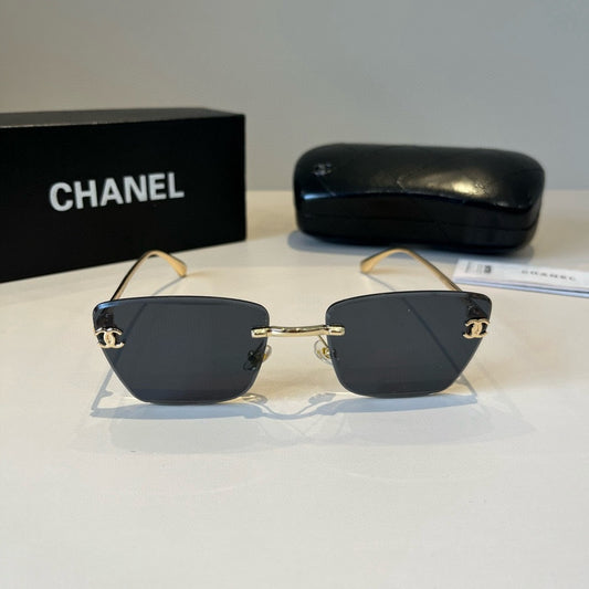 Inspired Chanel 6B073 – Rimless Square Sunglasses (1:1 Mirror Quality)