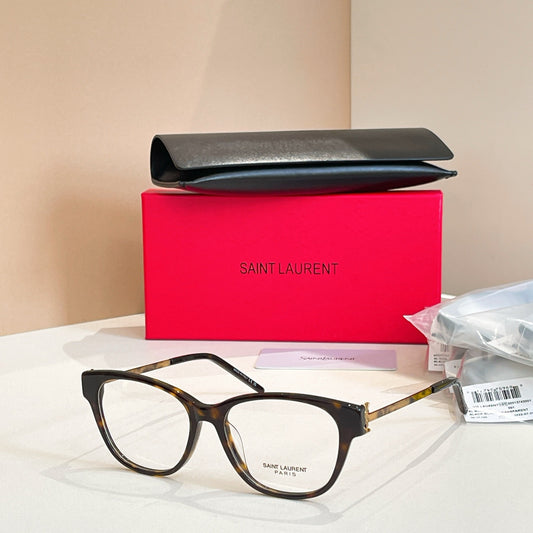 Inspired Saint Laurent SL M480-C/F – Classic Square Optical Eyeglasses (1:1 Mirror Quality)- Tortoise