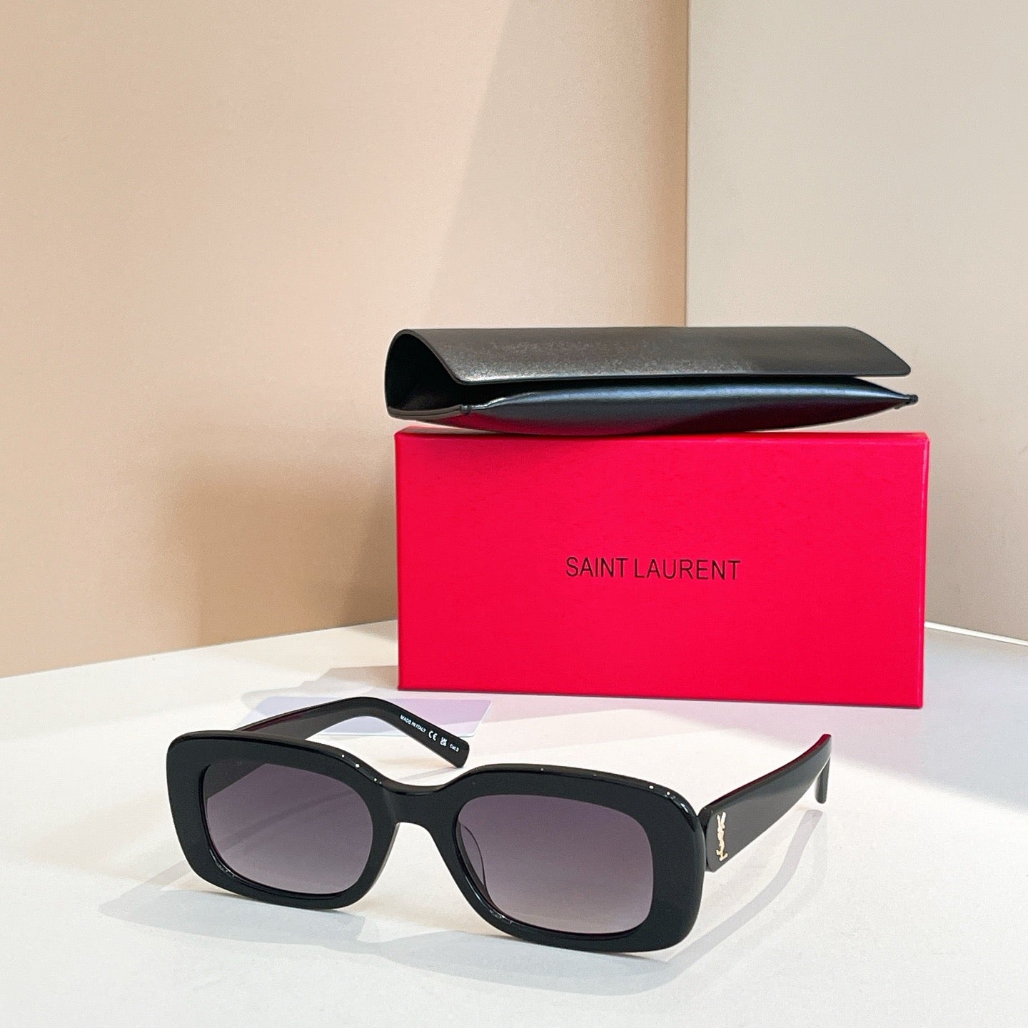 Inspired Saint Laurent SL M130/F – Rectangular Acetate Sunglasses (1:1 Mirror Quality)