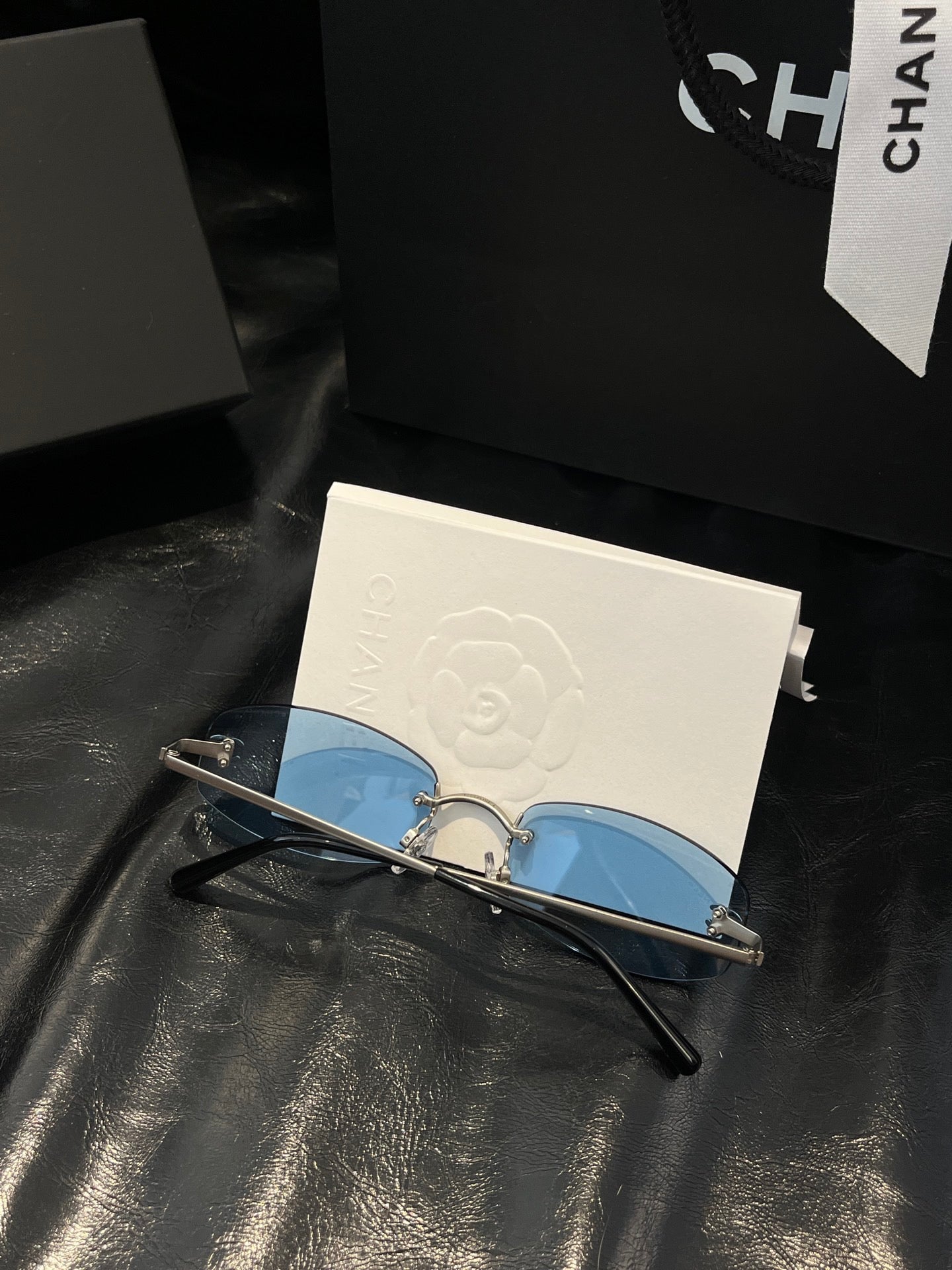 Inspired Chanel CH4002 – Vintage Oval Sunglasses (Jennie Style) 1:1 Mirror Quality)