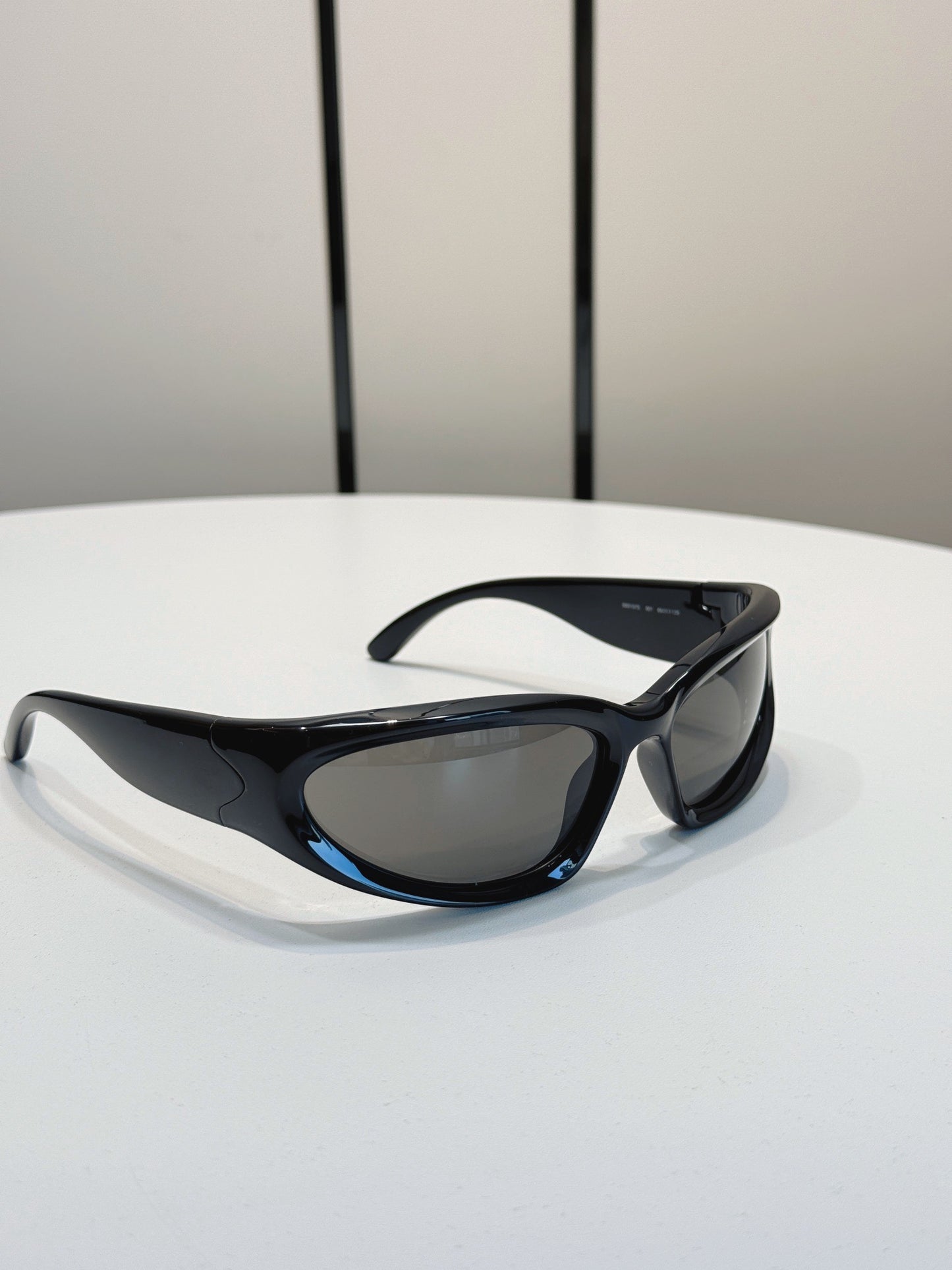 Inspired Balenciaga BB0157S – Retro Wrap-Around Sunglasses (1:1 Mirror Quality)