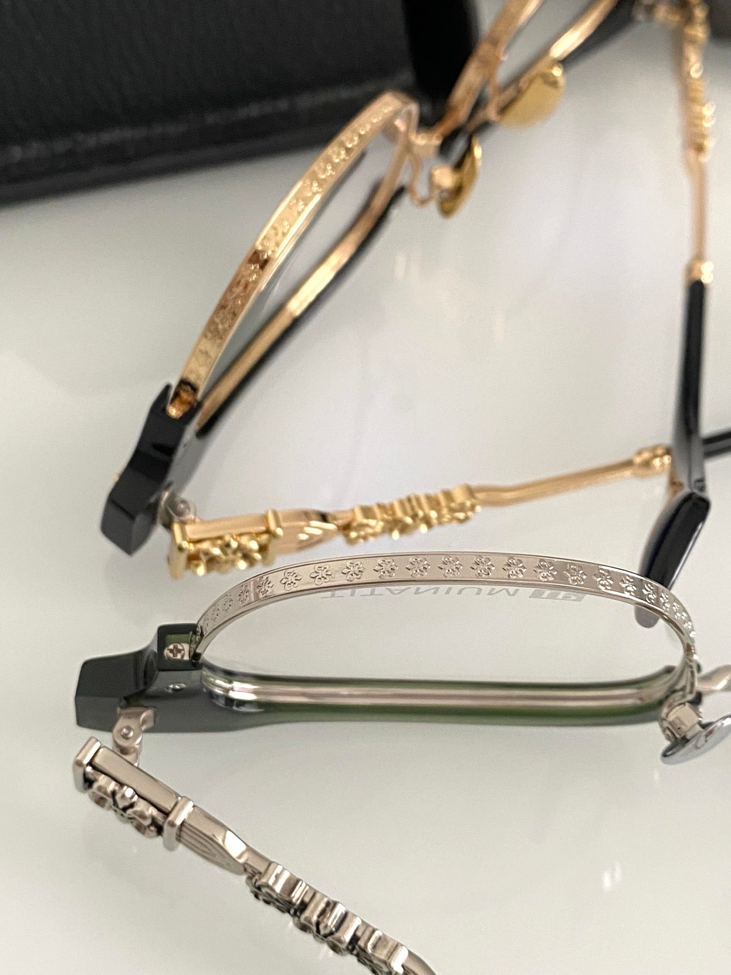 Inspired Chrome Hearts CH8224 – Bold Browline Optical Eyeglasses (1:1 Mirror Quality)
