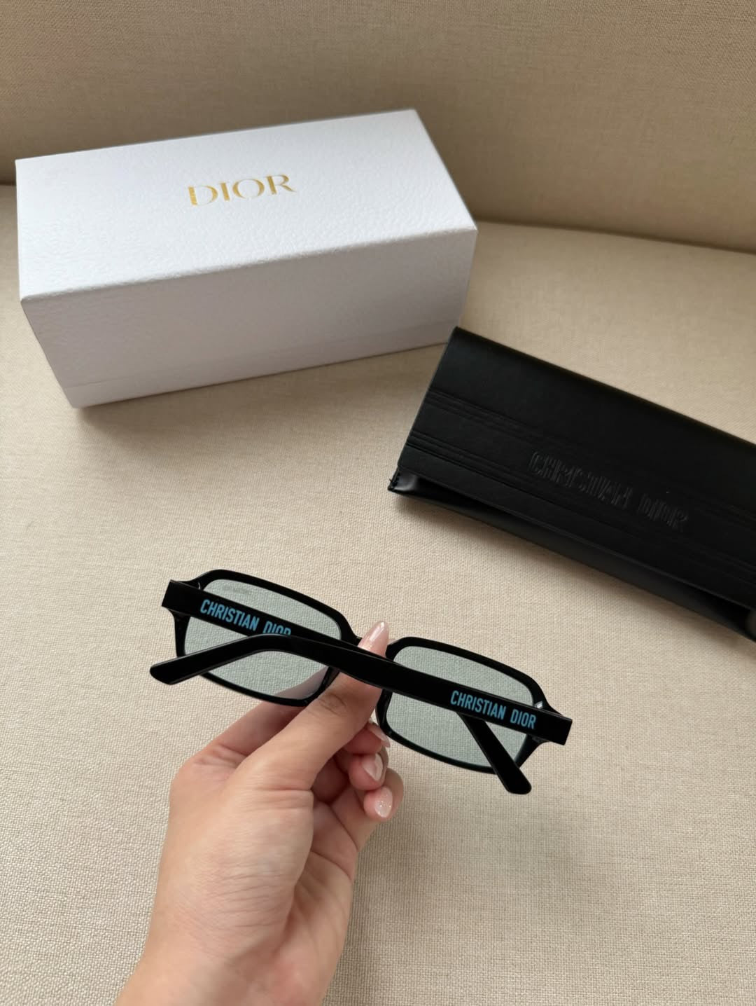 Inspired DiorPacific S3F – Slim Rectangular Sunglasses (1:1 Mirror Quality)