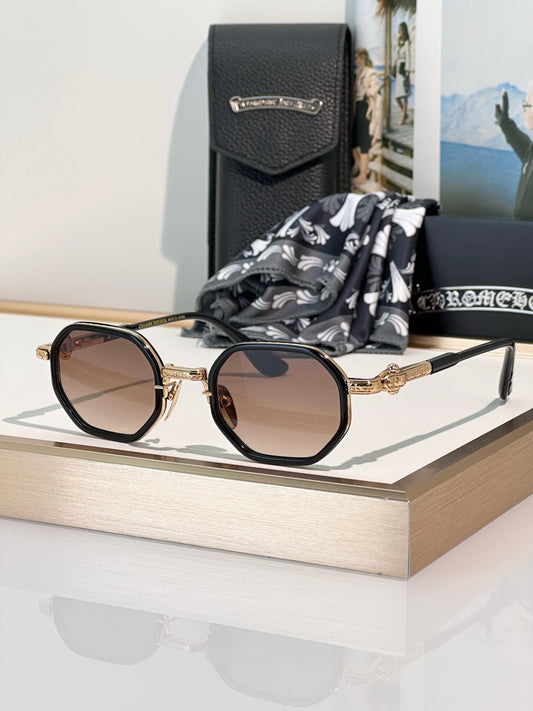Inspired Chrome Hearts TATTERS Sunglasses – Geometric Frame (1:1 Mirror Quality)