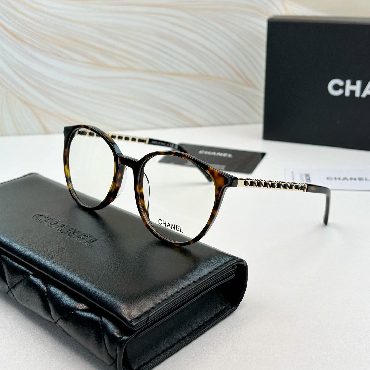 Inspired Chanel CH3412 – Round Eyeglasses with Braided Temples (1:1 Mirror Quality)