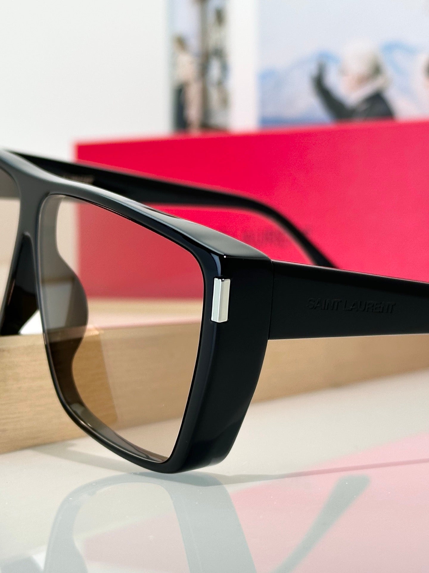 Inspired Saint Laurent SL756 – Oversized Square Frame Glasses (1:1 Mirror Quality)