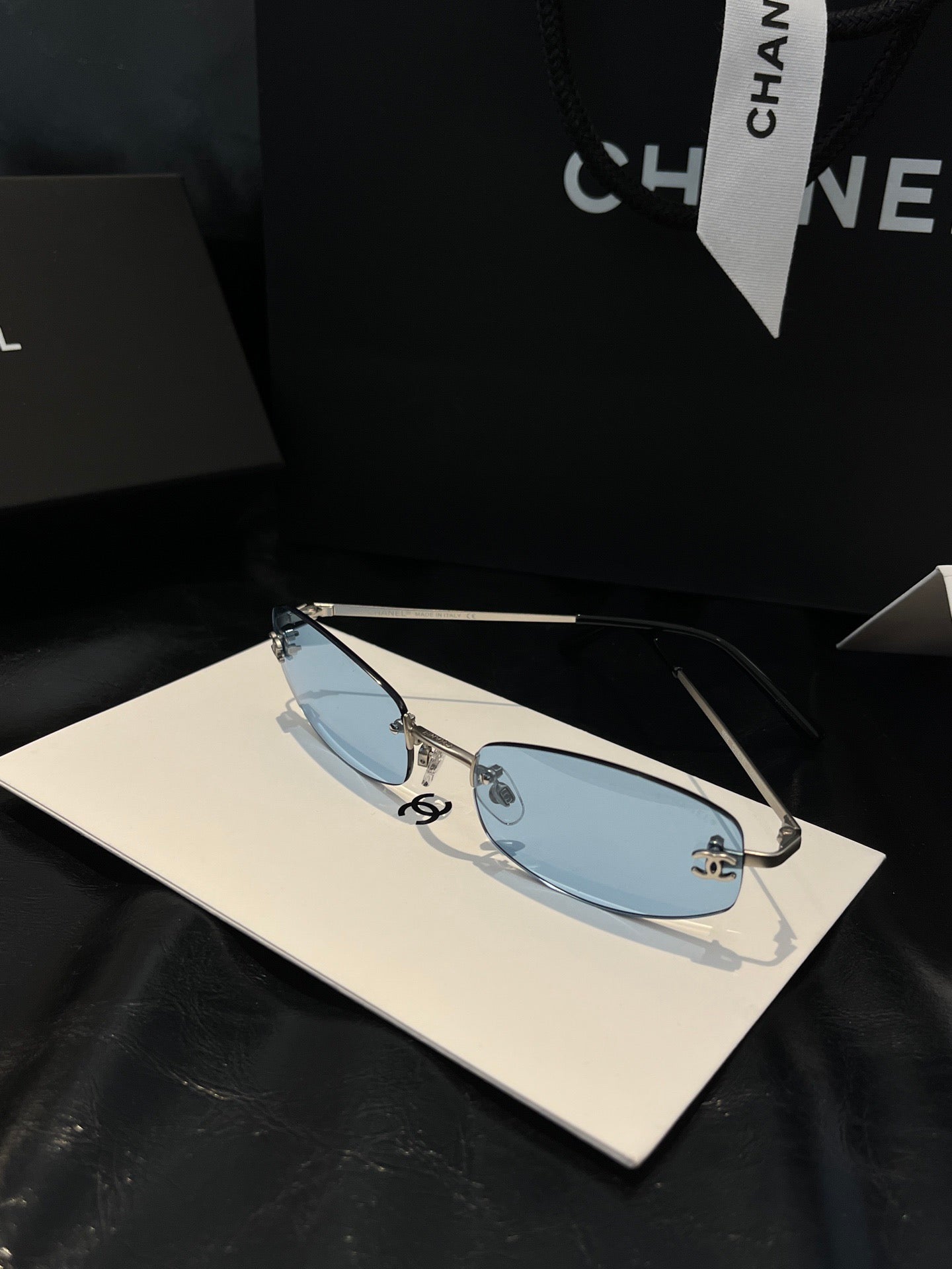Inspired Chanel CH4002 – Vintage Oval Sunglasses (Jennie Style) 1:1 Mirror Quality)
