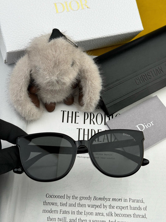 Inspired Dior CD251 – Trendy Round-Frame Polarized Sunglasses (1:1 Mirror Quality)