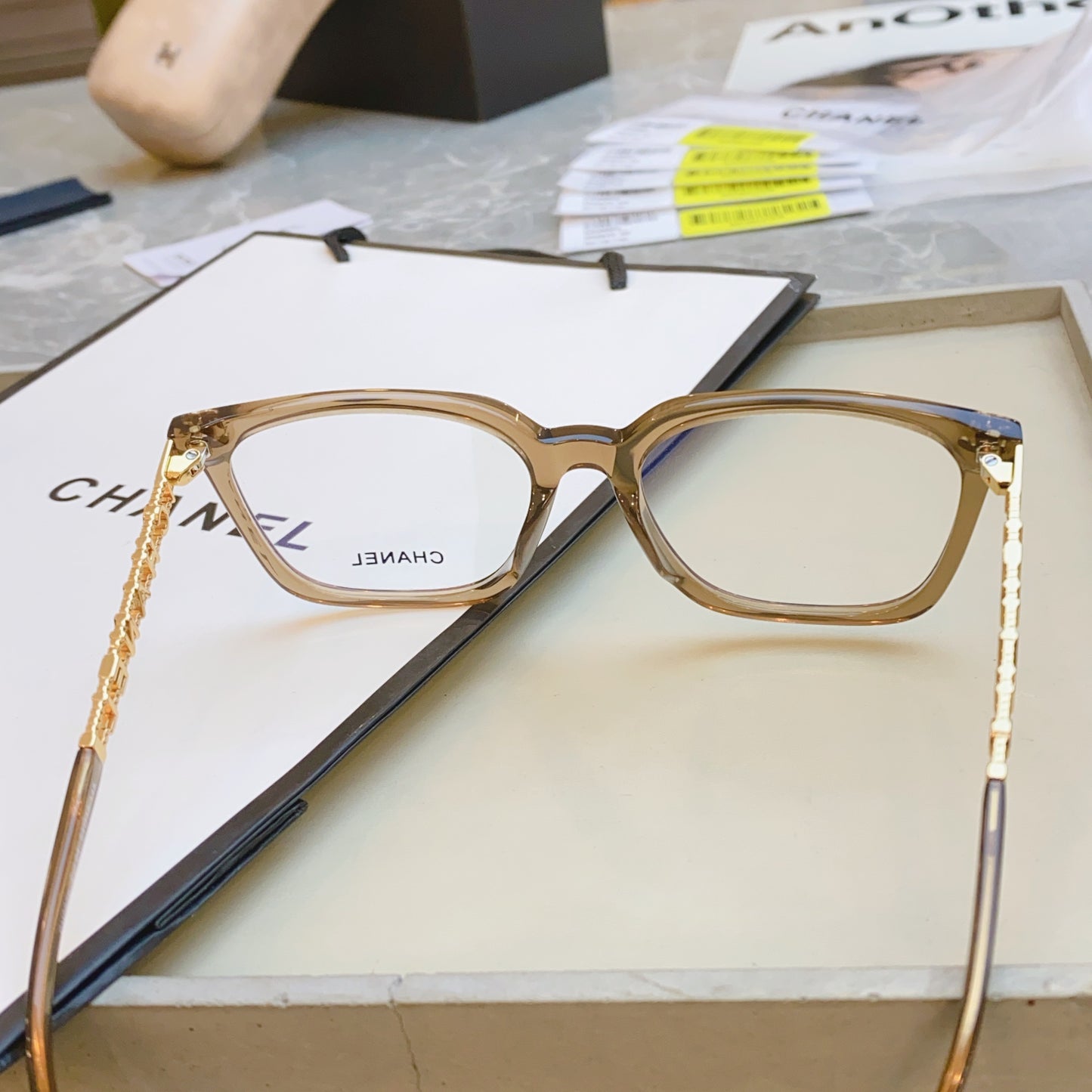 Inspired Chanel CH0820 – Oversized Square Eyeglasses (1:1 Mirror Quality)