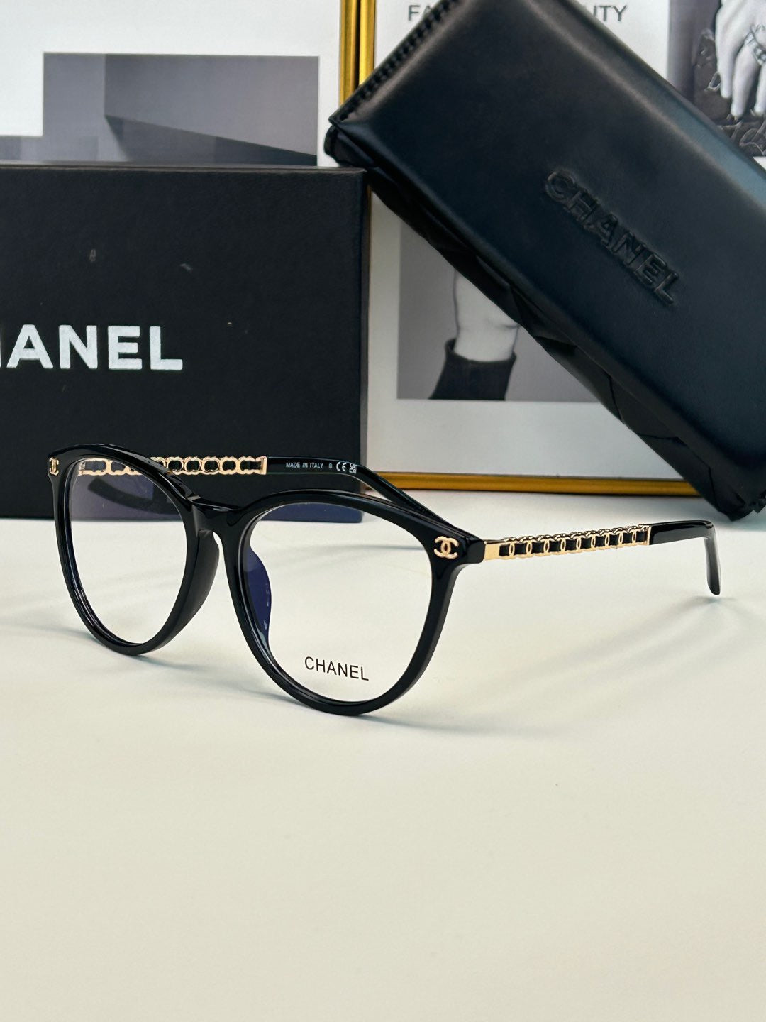 Inspired Chanel 3478 – Retro Cat-Eye Eyeglasses (1:1 Mirror Quality)