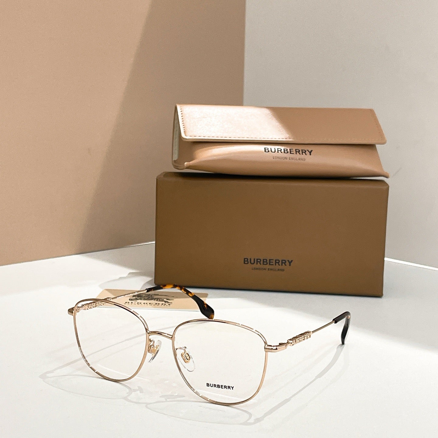 Inspired Burberry BE1376 – Oversized Square Optical Eyeglasses (1:1 Mirror Quality)