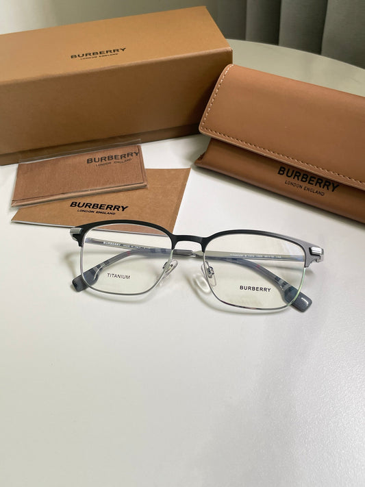 Inspired Burberry BE1372 – Business Rectangle Titanium Optical Eyeglasses (1:1 Mirror Quality)