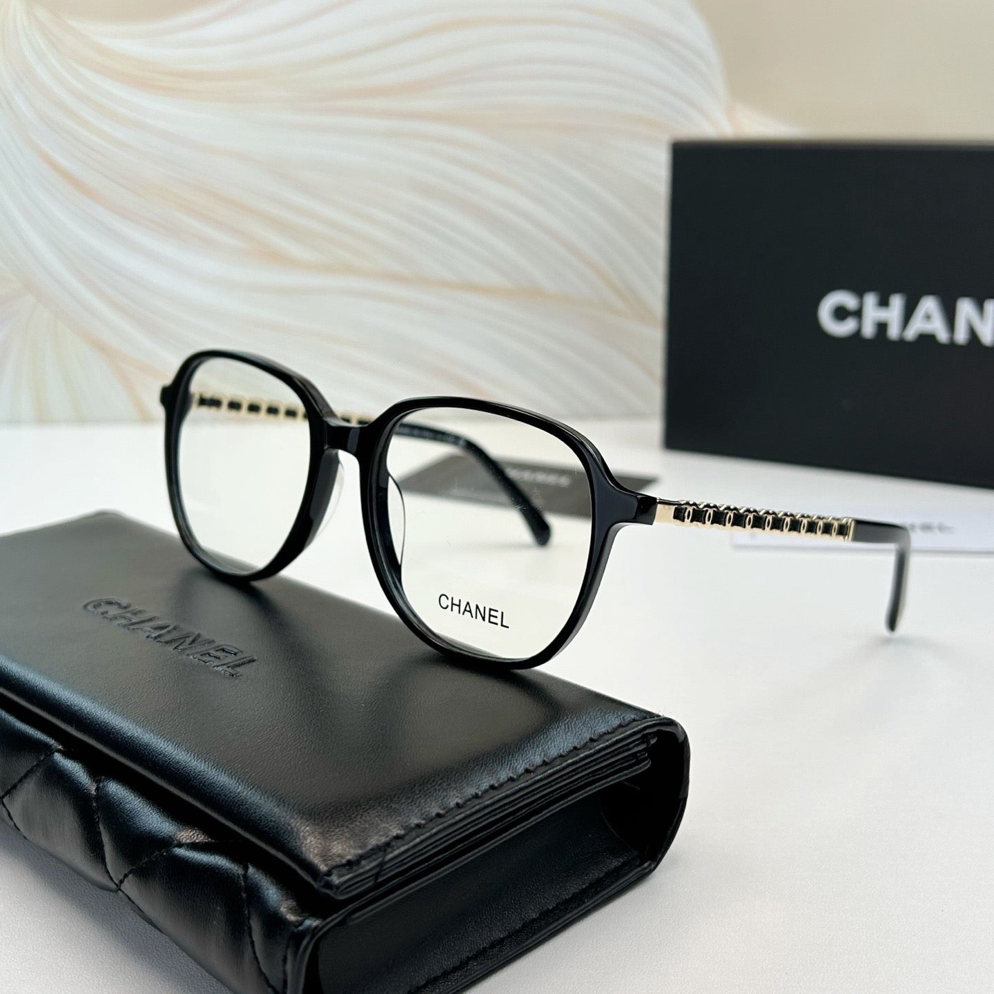 Inspired Chanel CH3418 – Oversized Square Eyeglasses (1:1 Mirror Quality)