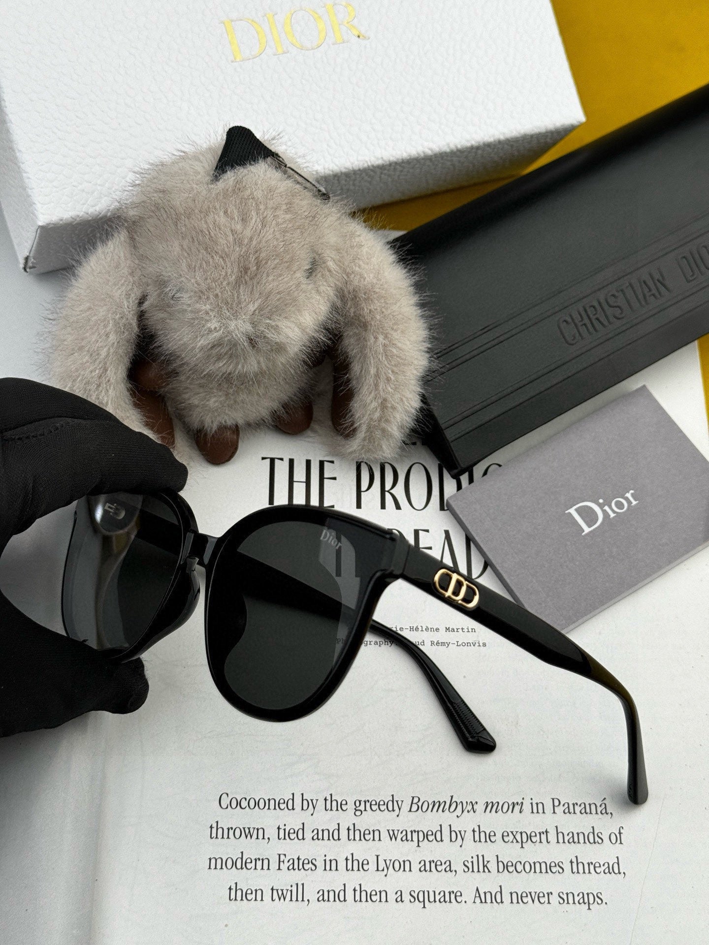 Inspired Dior CD251 – Trendy Round-Frame Polarized Sunglasses (1:1 Mirror Quality)